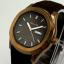 Forichs gold-tone analogue watch
