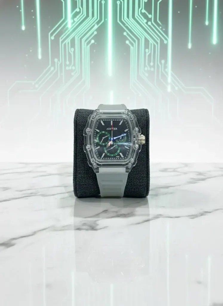 Auliter Transparent Edge Watch (White)